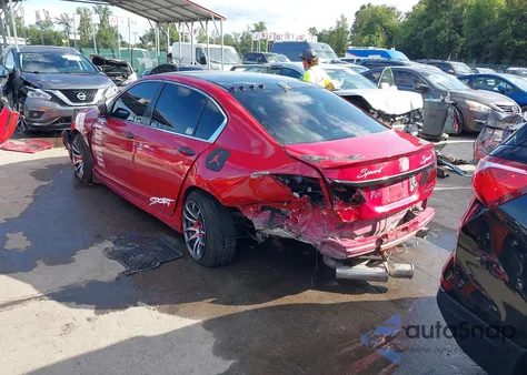 2016 Honda Accord Sport z USA, uszkodzony, nr VIN 1HGCR2F50GA121182